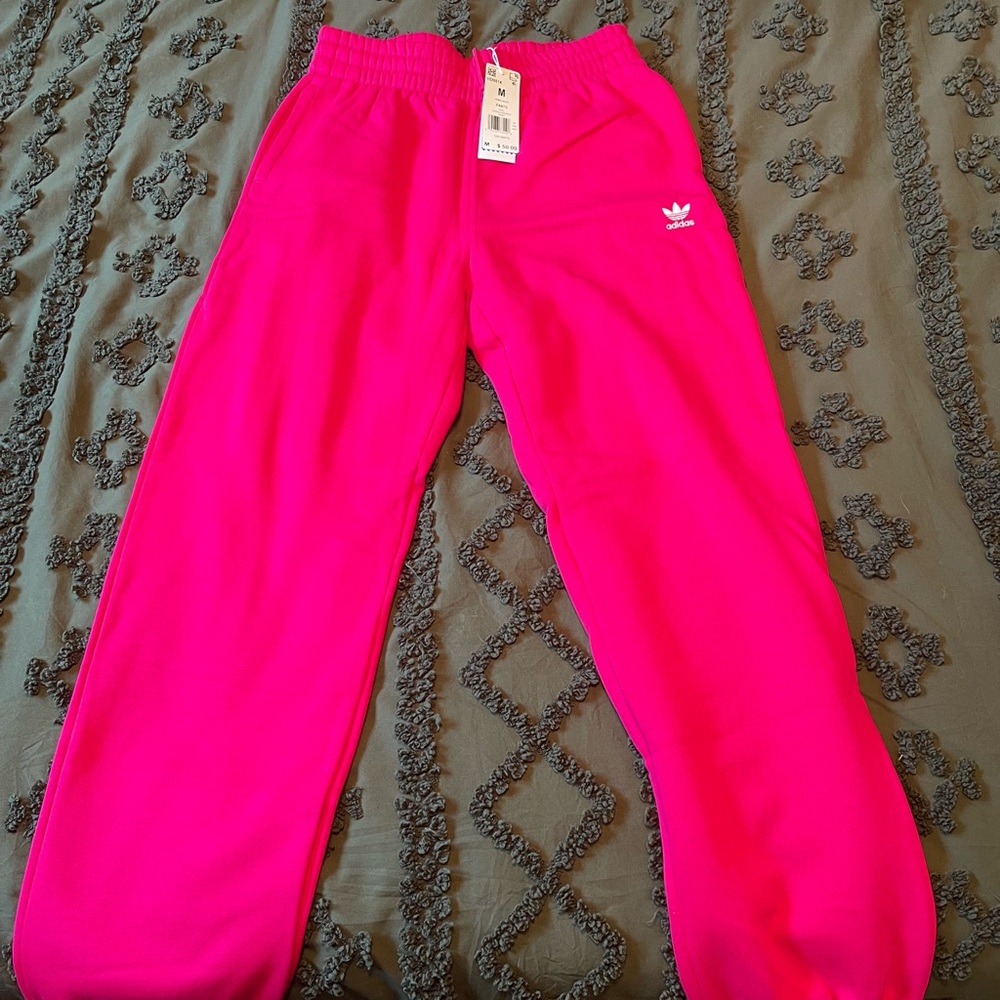 Adidas Hot Pink Sweatpants